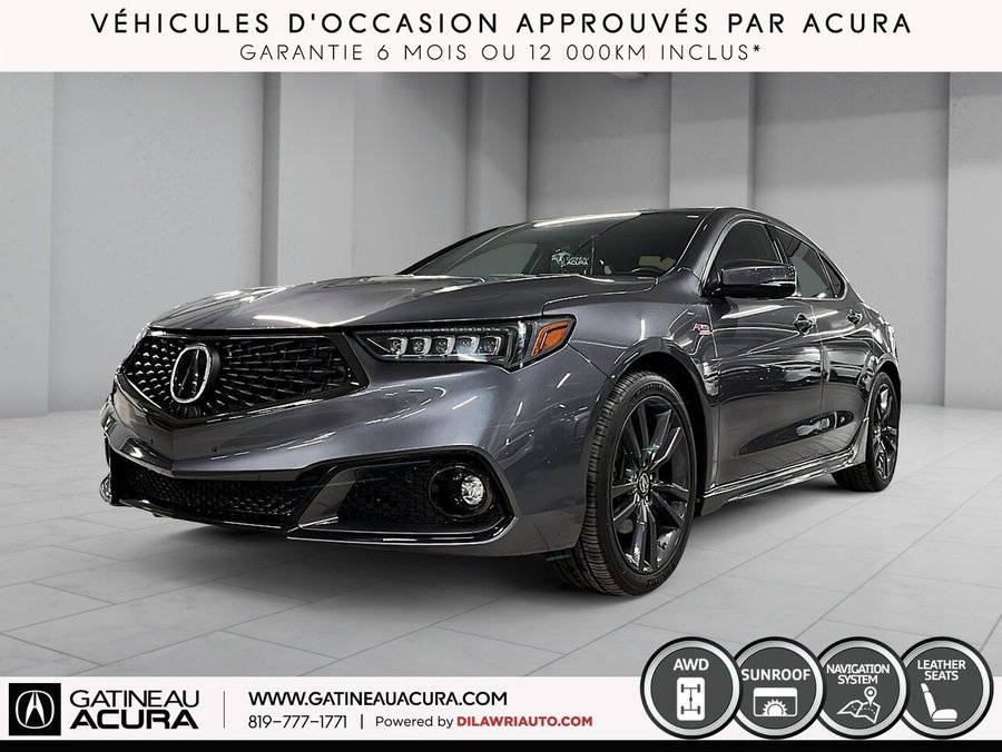 Acura TLX *** CLEAN CARFAX + BAS KILOMÉTRAGE *** 2020 Gris