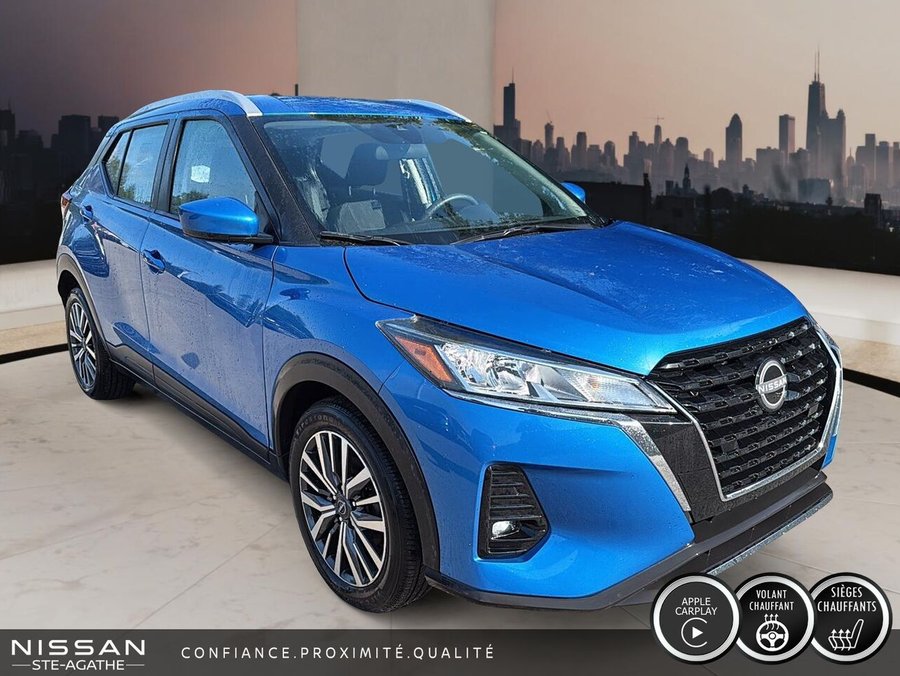 Nissan Kicks SV | CARPLAY | VOLANT CHAUFFANT | DÉMARRAGE À DISTANCE 2024 Bleu