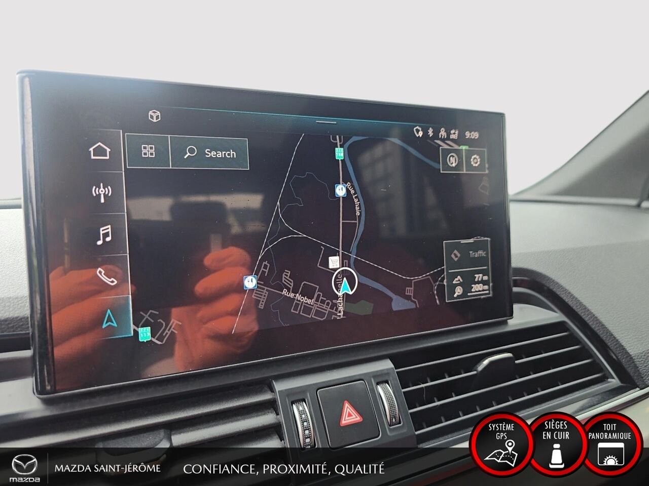 2022 Audi SQ5 Progressiv 3.0 TFSI quattro | CUIR ROUGE | TOIT PANO | White Saint-Jérôme - photo #21