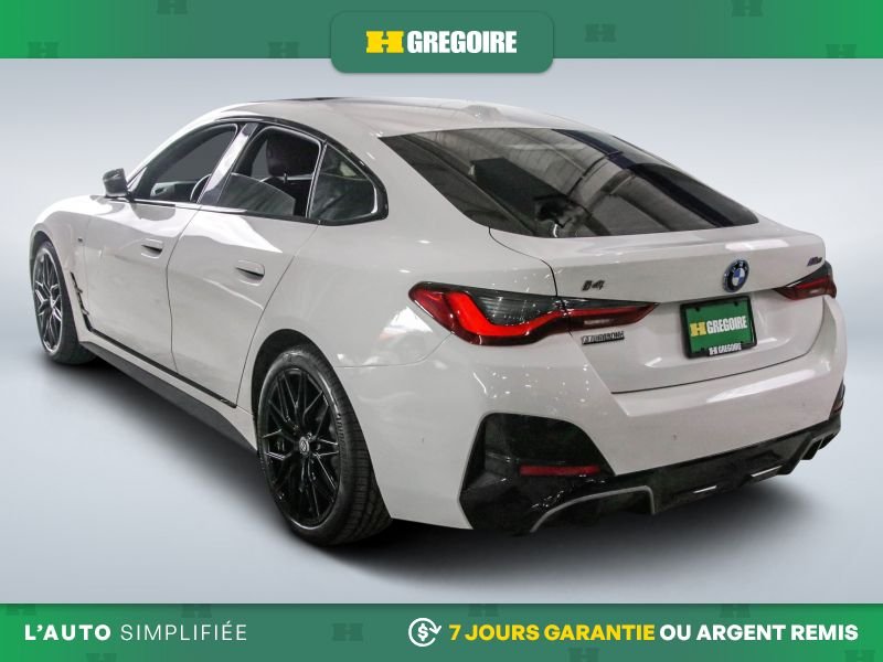 BMW i4 2023 Blanc Saint-Eustache - photo #4