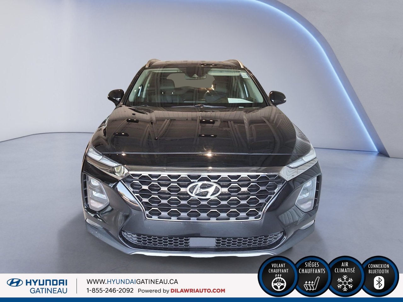 2019 HYUNDAI SANTA FE S *** AWD *** Sieges chauffants *** camera de recul *** Black Ottawa & Gatineau - photo #1