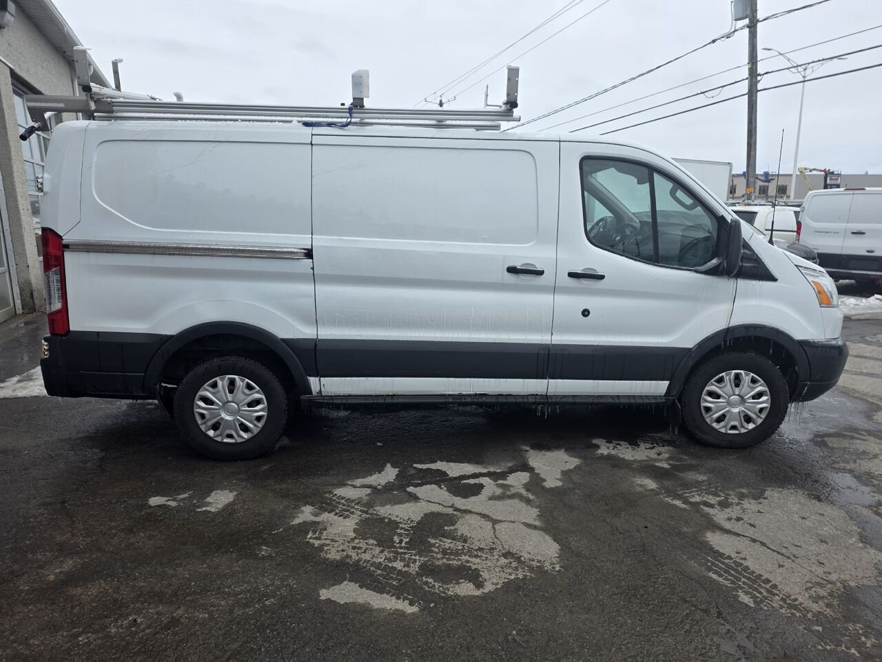 2016 Ford Transit fourgon utilitaire White  - photo #6