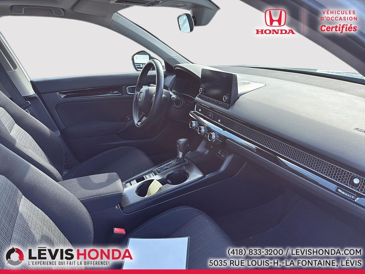 Honda Civic EX EX CVT 2024 Blanc Lévis - photo #6