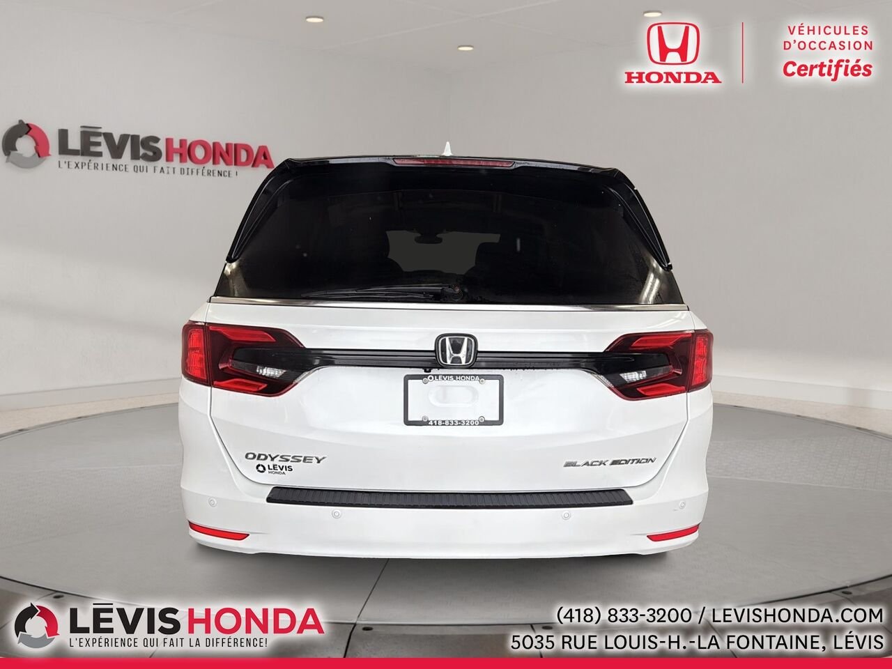 Honda Odyssey Black Edition Black Edition BA 2023 Blanc Lévis - photo #8