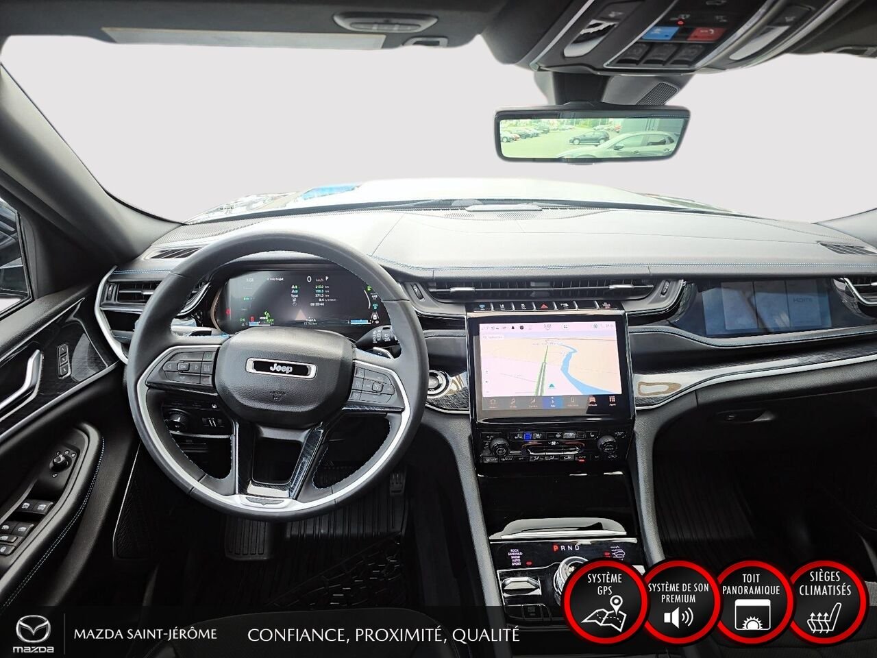 2022 Jeep Grand Cherokee 4xe Trailhawk | TOIT PANO | TV/DVD | 4X4 | Grey Saint-Jérôme - photo #24