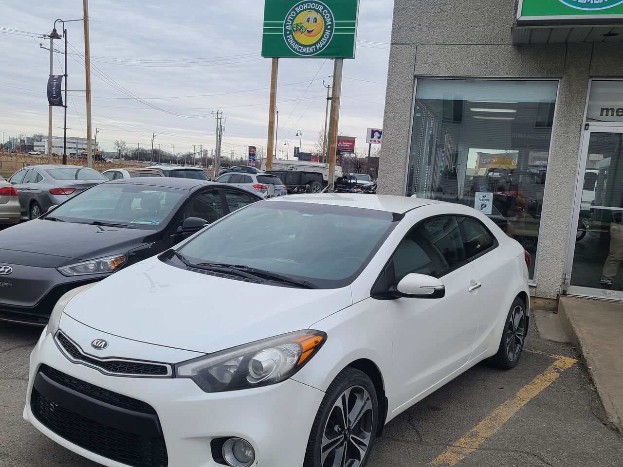 Kia Forte Koup 2014 Blanc Longueuil, - photo #1