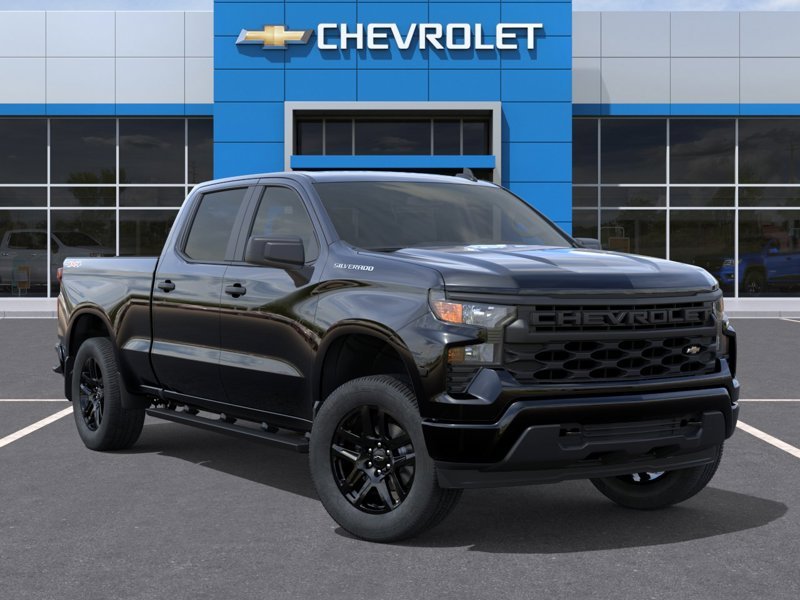 CHEVROLET Silverado 1500 Custom cabine multiplace 4RM 157 po 2026 Noir Ottawa & Gatineau - photo #6