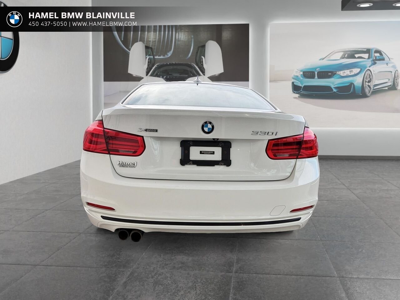 2018 BMW 3 Series 330i xDrive berline White Blainville - photo #2