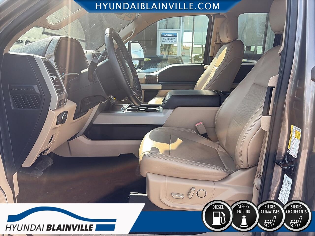 2019 Ford Super Duty F-350 à roues arrière jumelées Brown Blainville - photo #9