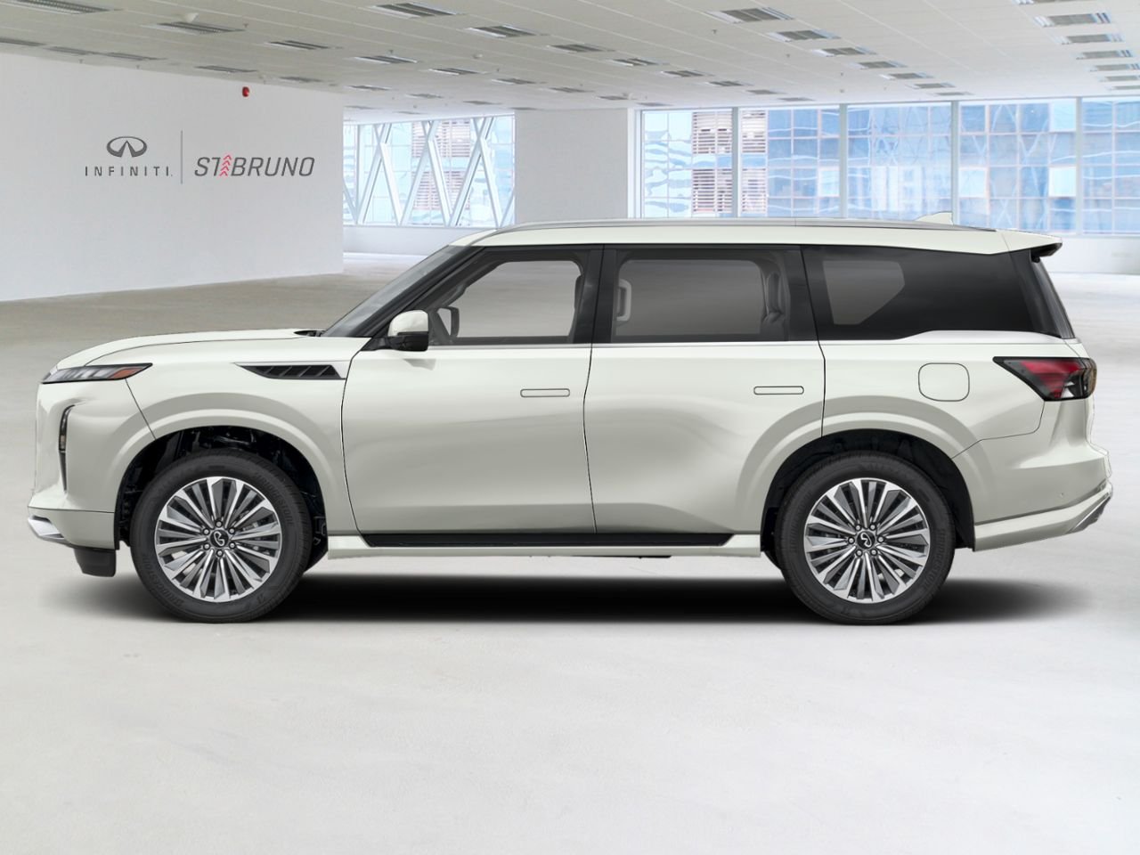 INFINITI QX80 2026 Blanc radiant triple couche nacré Saint-Basile-le-Grand - photo #2