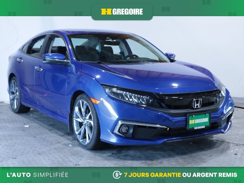 Honda Civic 820892 | TOURING AUTO A/ C CUIR TOIT GR ELECT MAGS CAM RECU 2019 Bleu Laval - photo #0