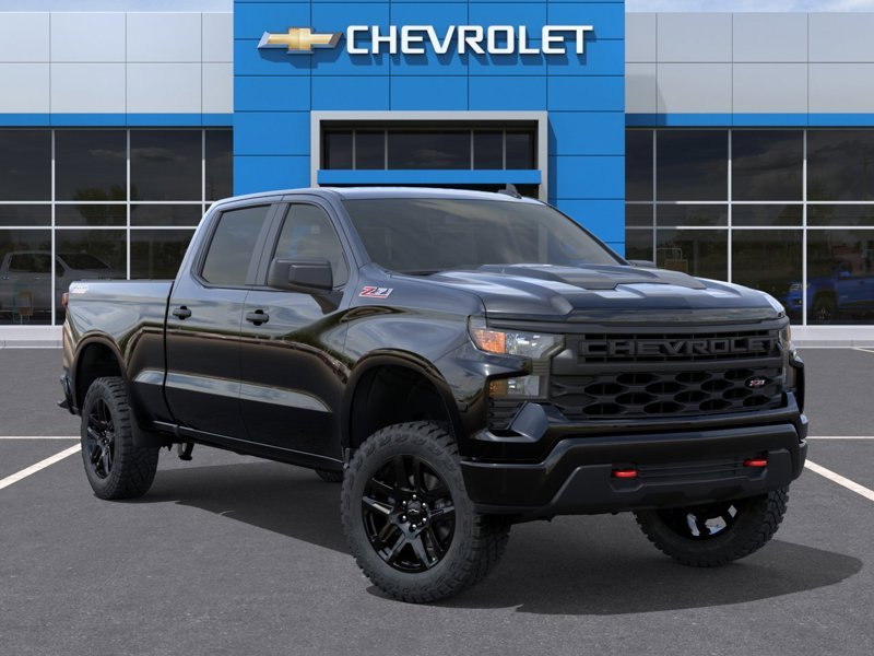 CHEVROLET Silverado 1500 Custom Trail Boss cabine multiplace 4RM 157 po 2026 Noir Ottawa & Gatineau - photo #6