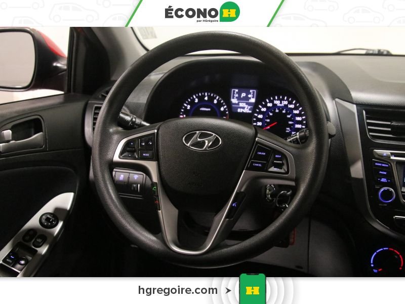 Hyundai Accent 822116 | GL AUTO GR ÉLEC A/C BLUETOOTH 2016 Rouge Laval - photo #14