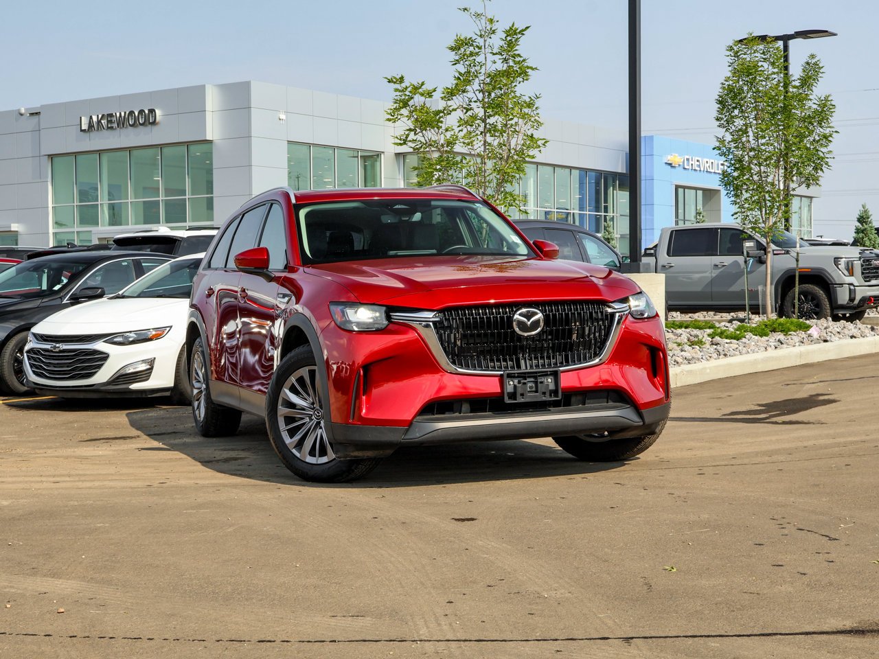 2025 Mazda CX-90 MHEV GS-L AWD Red Sherwood Park - photo #1