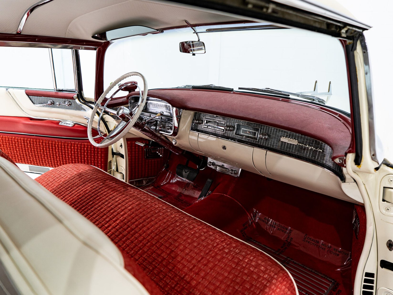 Cadillac Eldorado Seville With Factory A/C | PRIX EN USD 1956 Blanc Montréal - photo #9