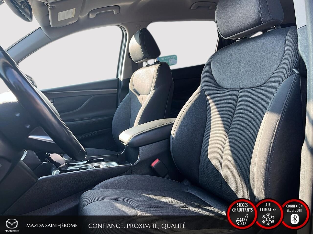 2019 Hyundai Santa Fe 2.4L PREFERRED | AWD | VOLANT CHAUFFANT | RÉG. ADAPTATIF | White Saint-Jérôme - photo #17