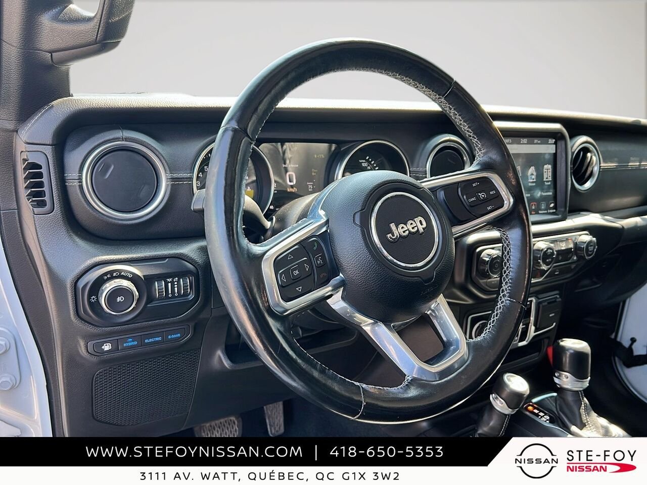 Jeep WRANGLER 4XE UNLIMITED COLD WEATHER GROUP 2022 Blanc Ste-Foy - photo #11