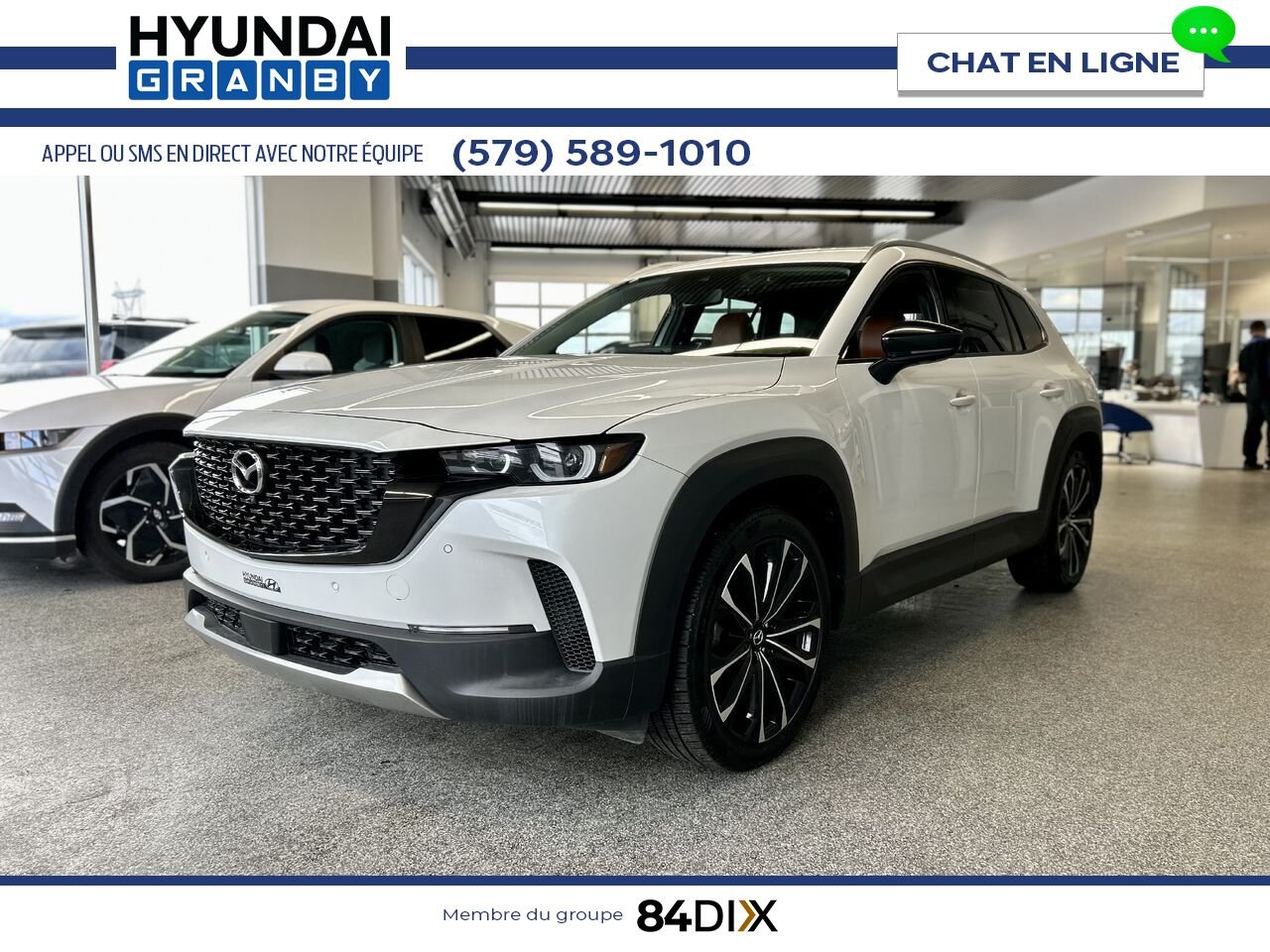 Mazda CX-50 2023 Blanc Granby - photo #3