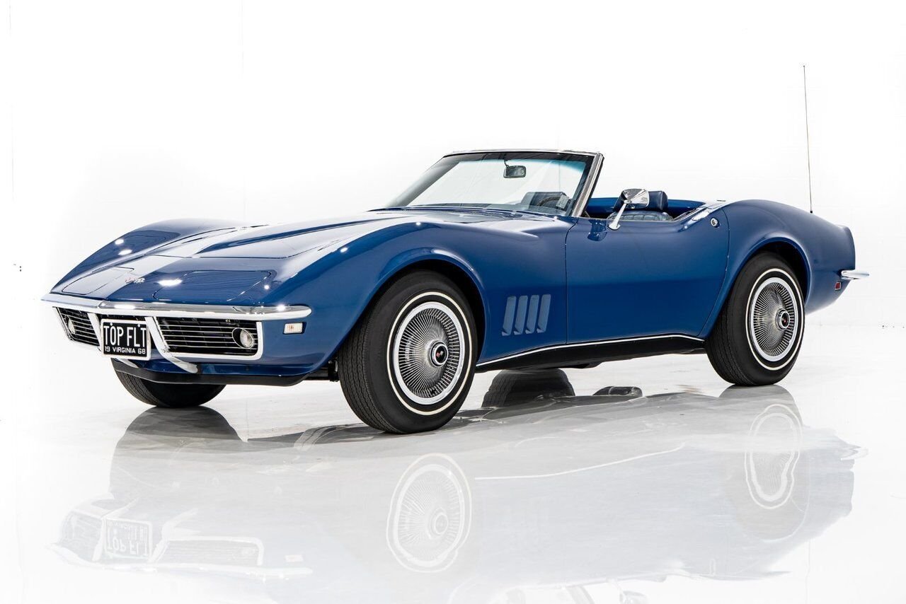 Chevrolet Corvette *PRIX EN USD* Matching numbers Top flight with extensive documentation 1968 Bleu Montréal - photo #0