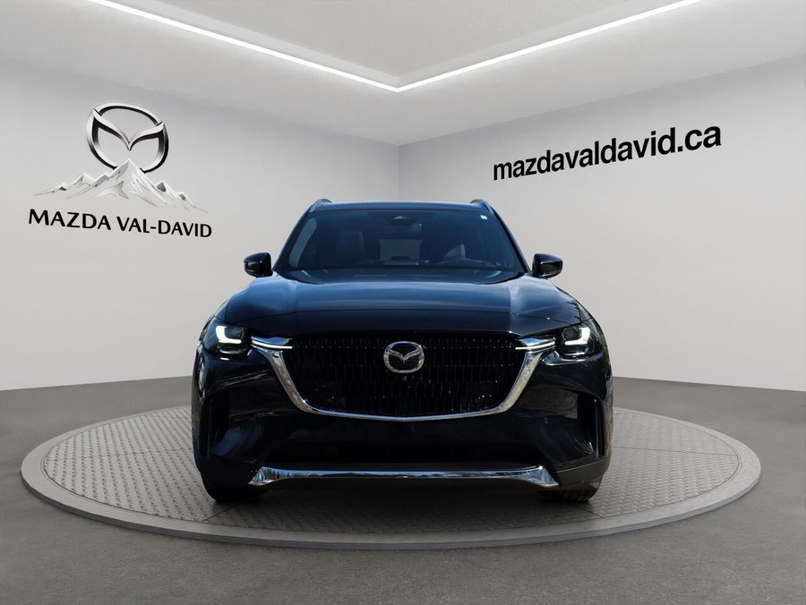 Mazda CX-90 hybride rechargeable GT PHEV, toit pano, cuir, sièges ventilés 2026 Noir de jais mica