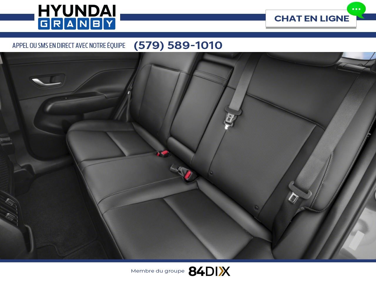 HYUNDAI Kona électrique 2026 Gris écotronique mat Granby - photo #10