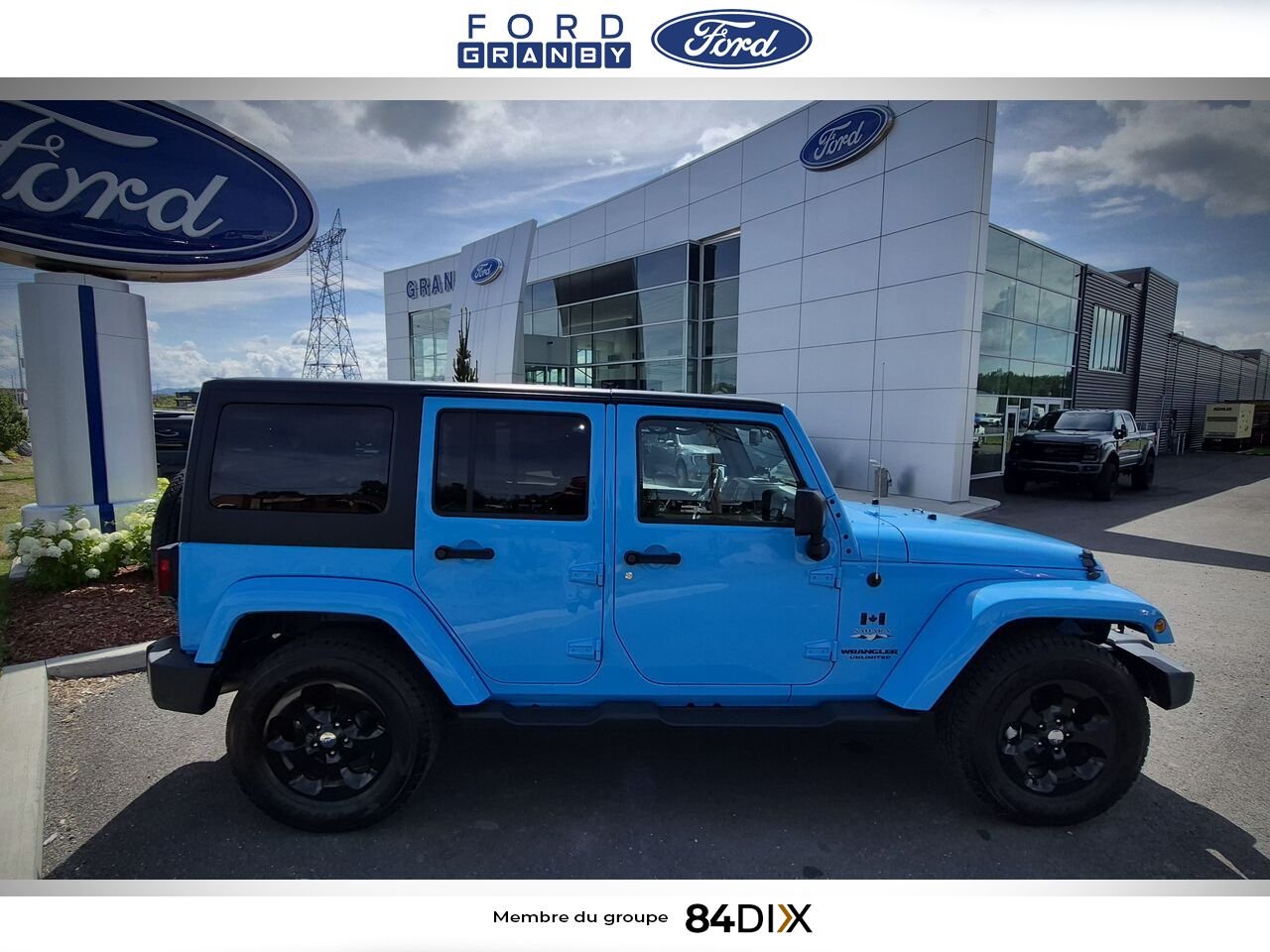 Jeep Wrangler Unlimited 2017 Bleu Granby - photo #7