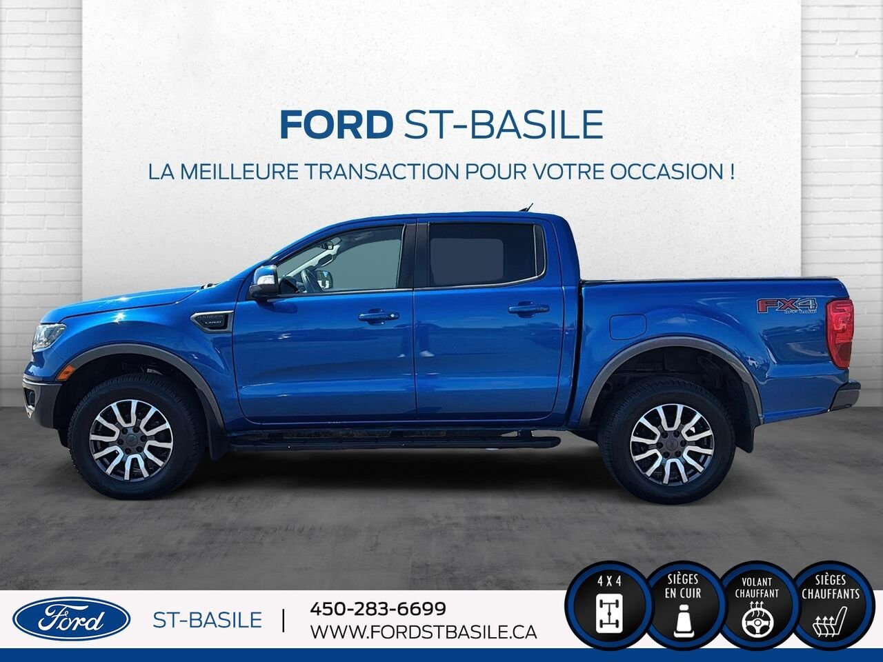 2019 Ford Ranger Blue Saint-Basile-le-Grand - photo #2