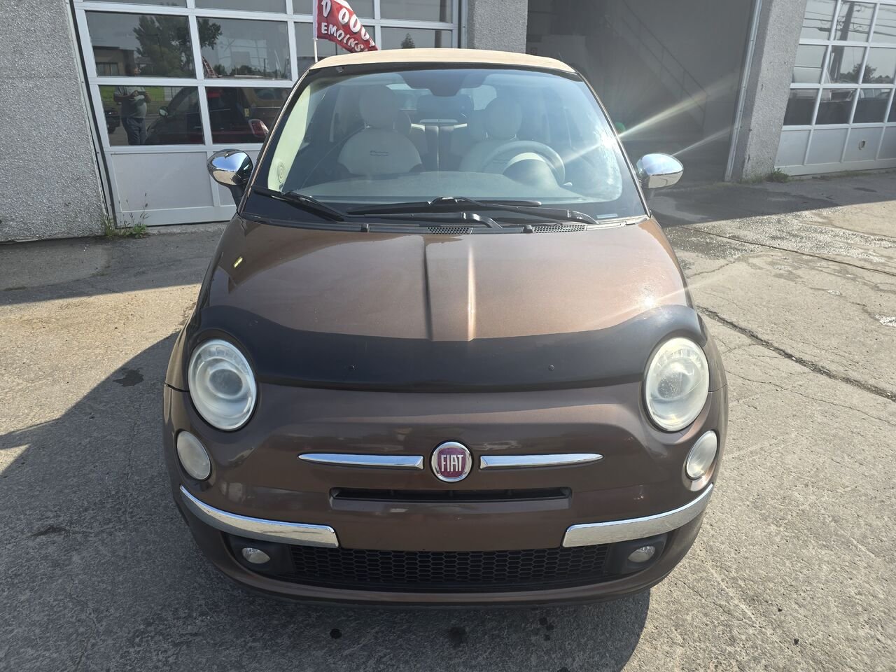 2012 FIAT 500 Brown  - photo #7