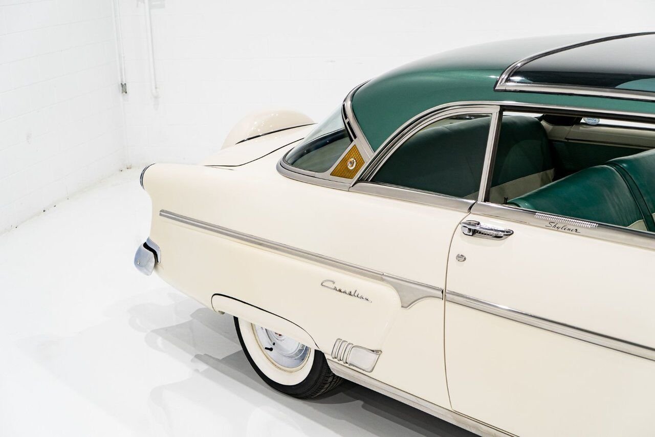 1954 Ford Crestline Skyliner rare glass top long term ownership White Montreal - photo #6