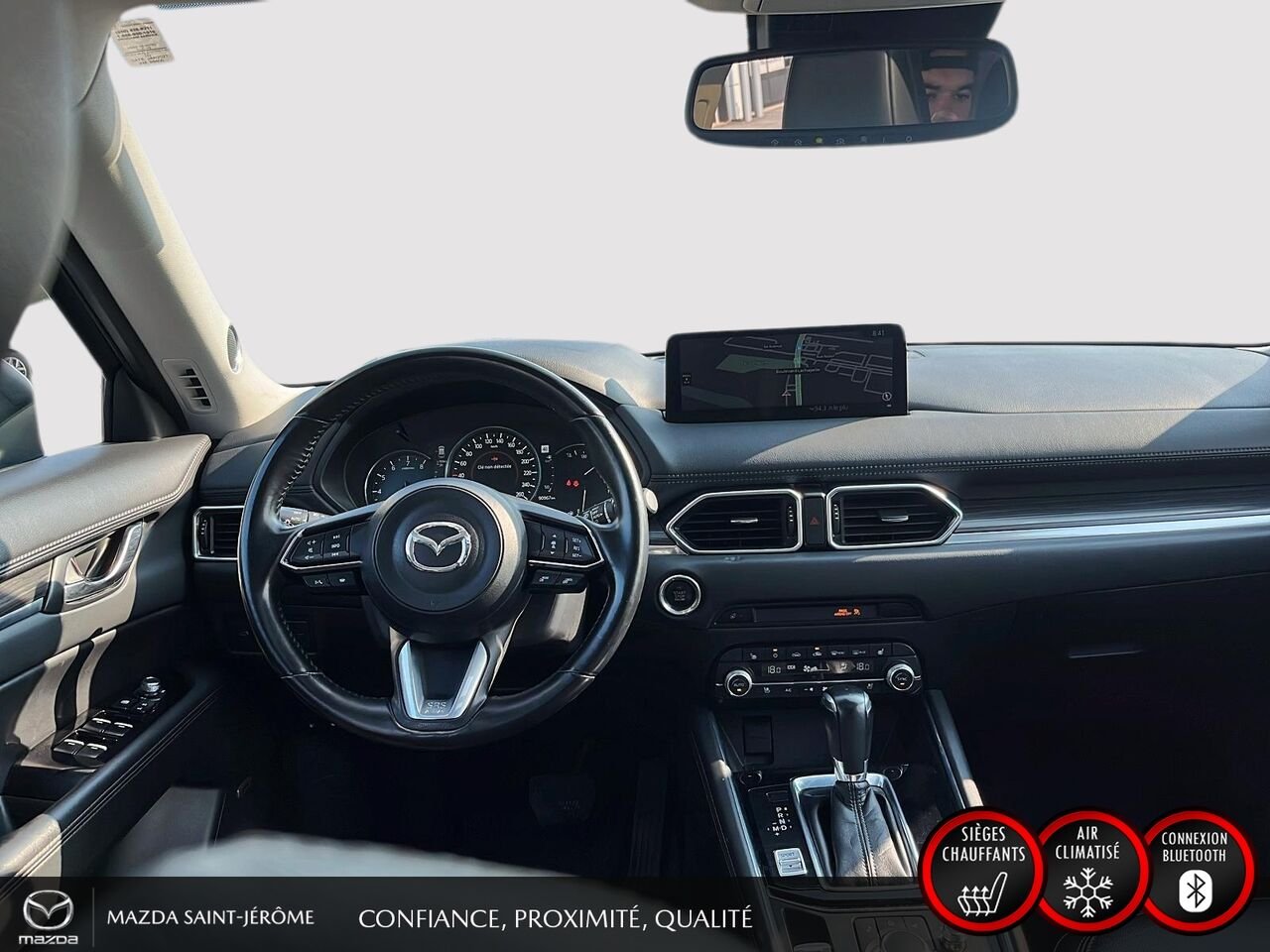 2021 Mazda CX-5 GT | TOIT OUVRANT | CUIR | NAVIGATION | AWD | White Saint-Jérôme - photo #23