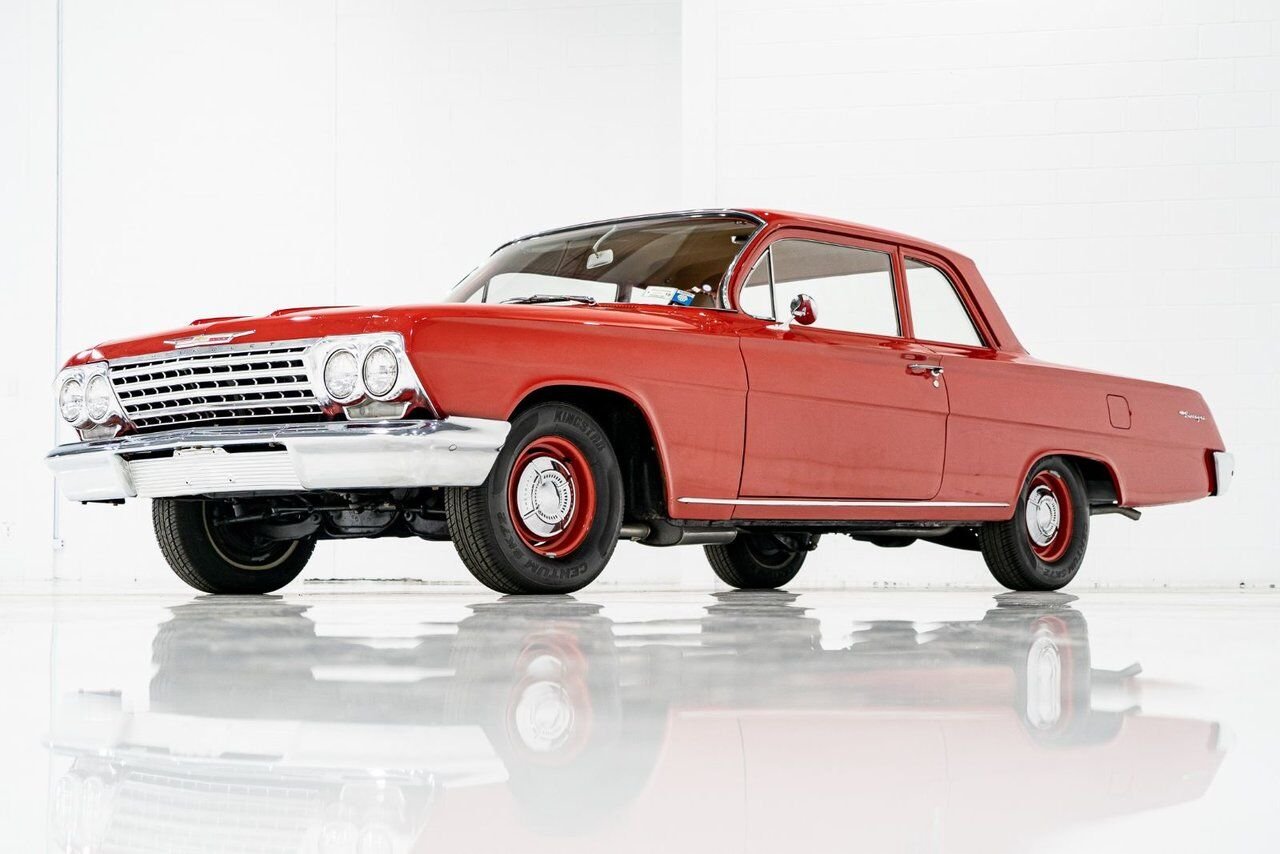 Chevrolet Biscayne Unrestored nearly all original parts 1962 Rouge Montréal - photo #29