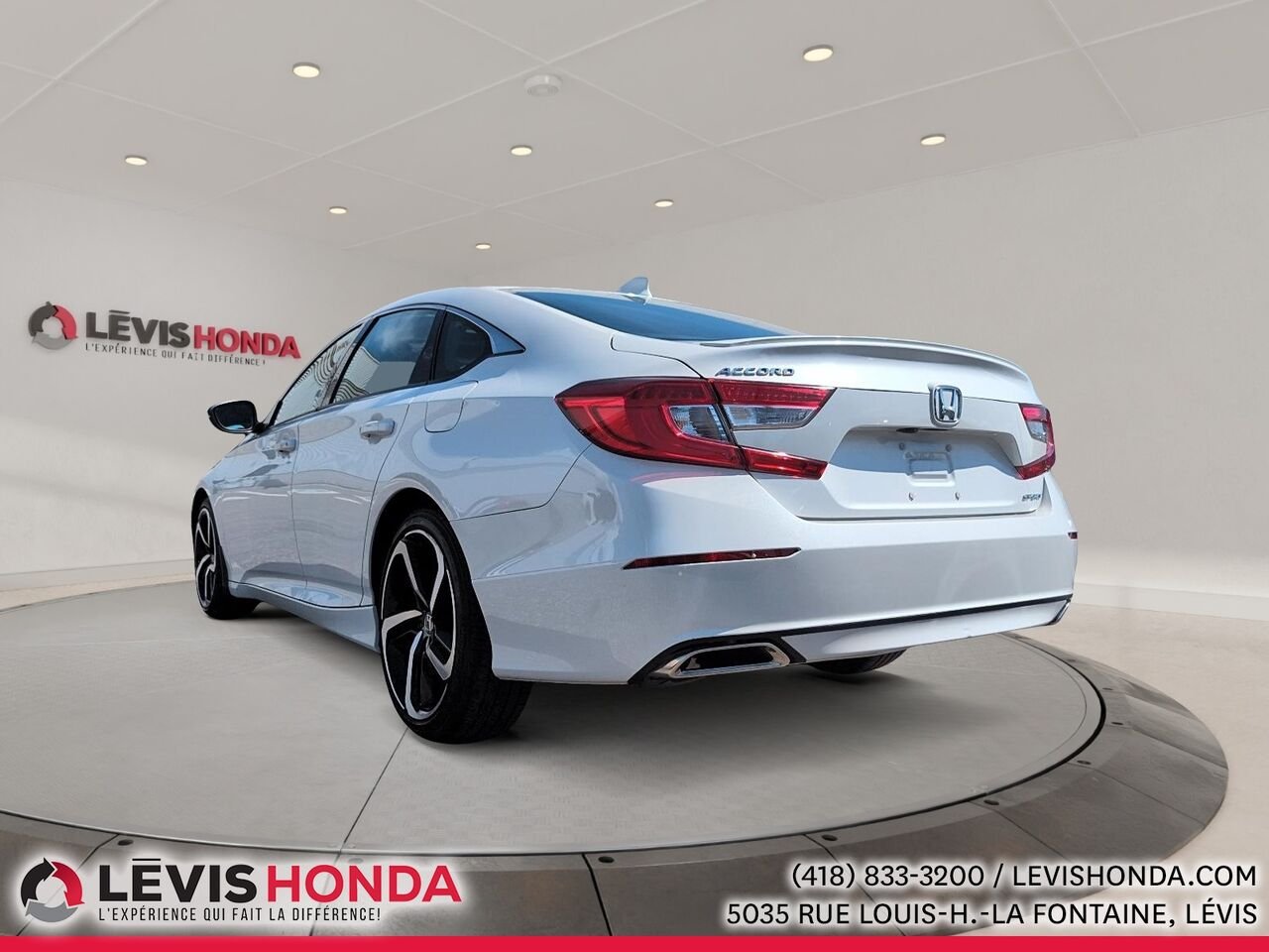 Honda Accord Sport Sport CVT 2018 Blanc Lévis - photo #11