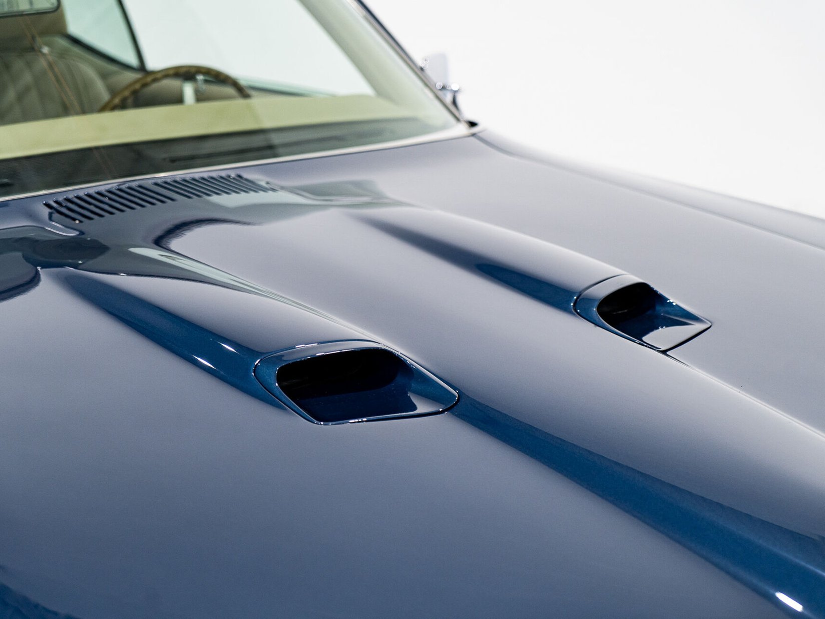 1970 Pontiac GTO The Judge Matching# Ram Air III 4-speed **PRIX EN USD** Blue Montreal - photo #3