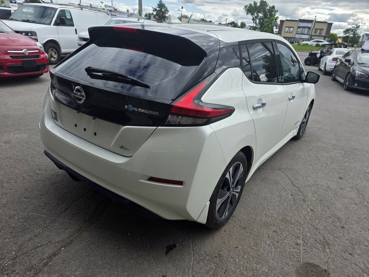Nissan LEAF 2018 Blanc Longueuil, - photo #5