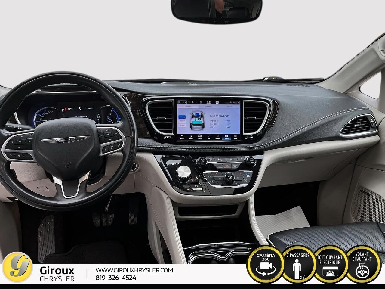 Chrysler Pacifica Hybrid 2022 Blanc Sainte-Agathe-des-Monts - photo #12