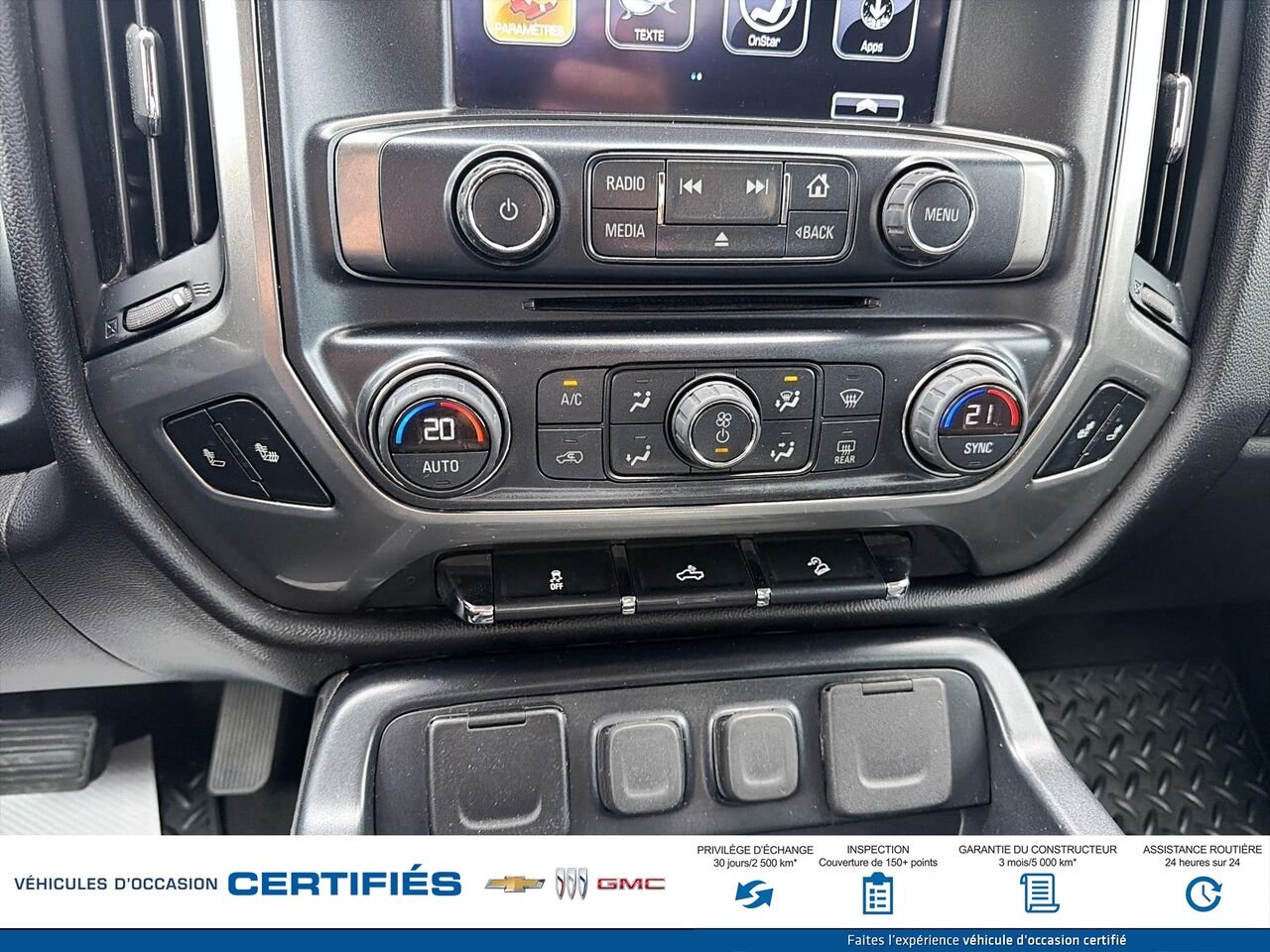 CHEVROLET SILVERADO LT cabine multiplace 153 po 4RM avec 2LT 2018 Noir Montmagny - photo #14