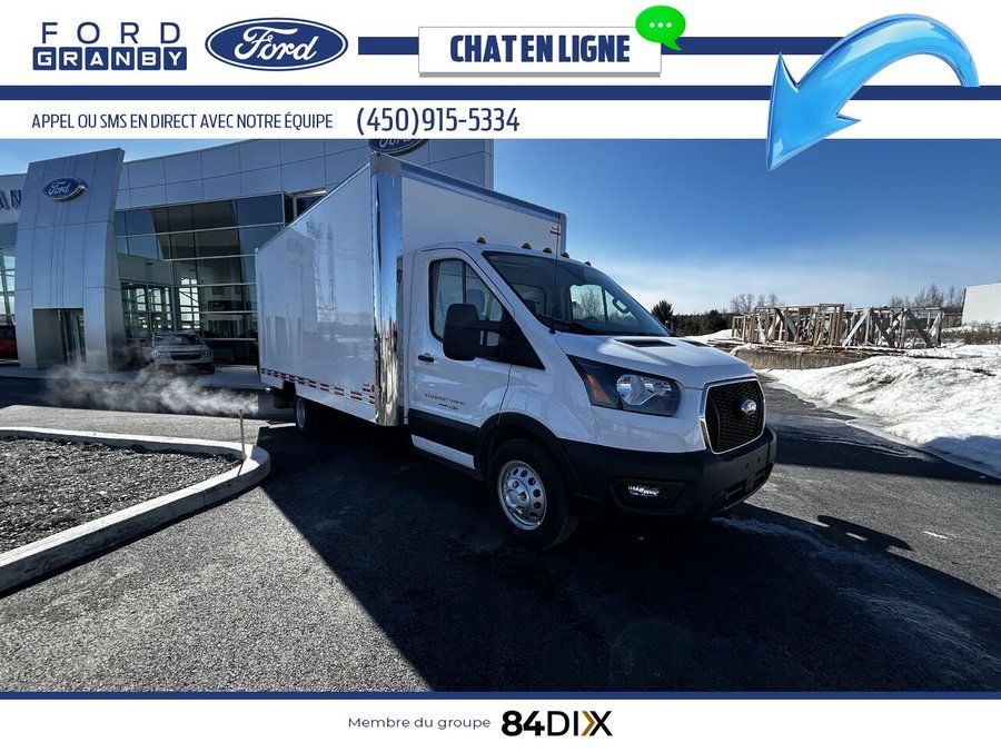 2024 Ford TRANSIT FOURGON TRONQUÉ White