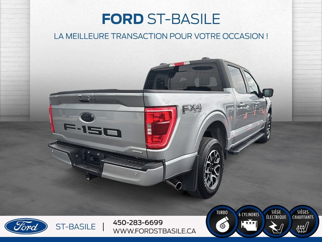 Ford F-150 2022 Argent Saint-Basile-le-Grand - photo #8