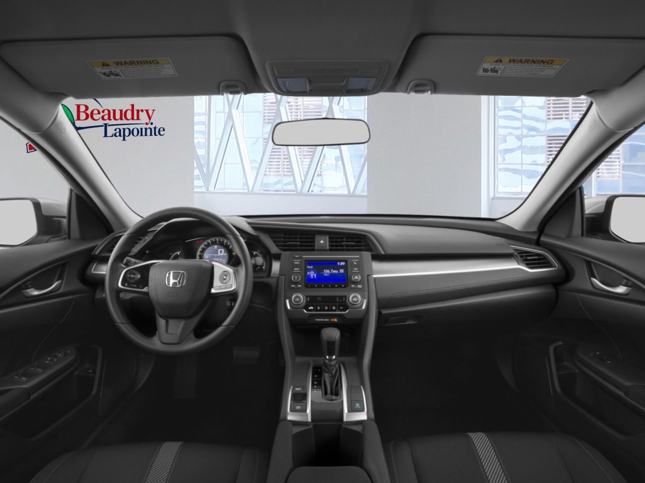 2016 Honda Civic Black La Sarre - photo #7