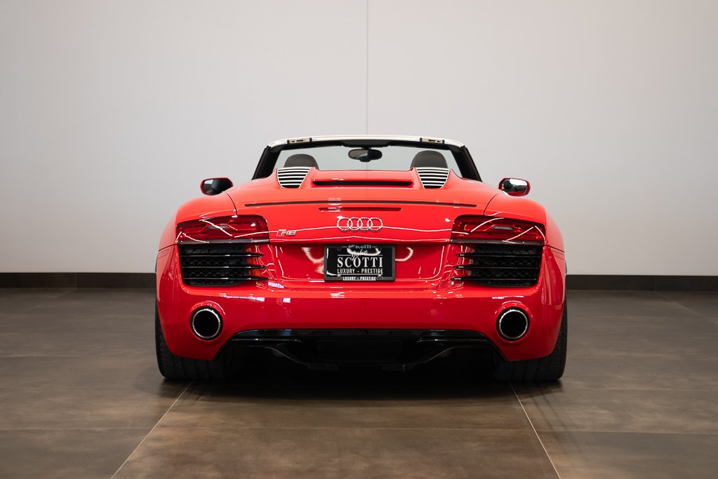2015 Audi R8 V8 Spyder \ LOW KM Red Kirkland - photo #4