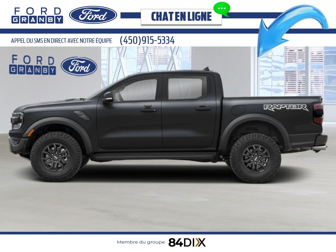 Ford Ranger 2025 Noir ombre Granby - photo #1