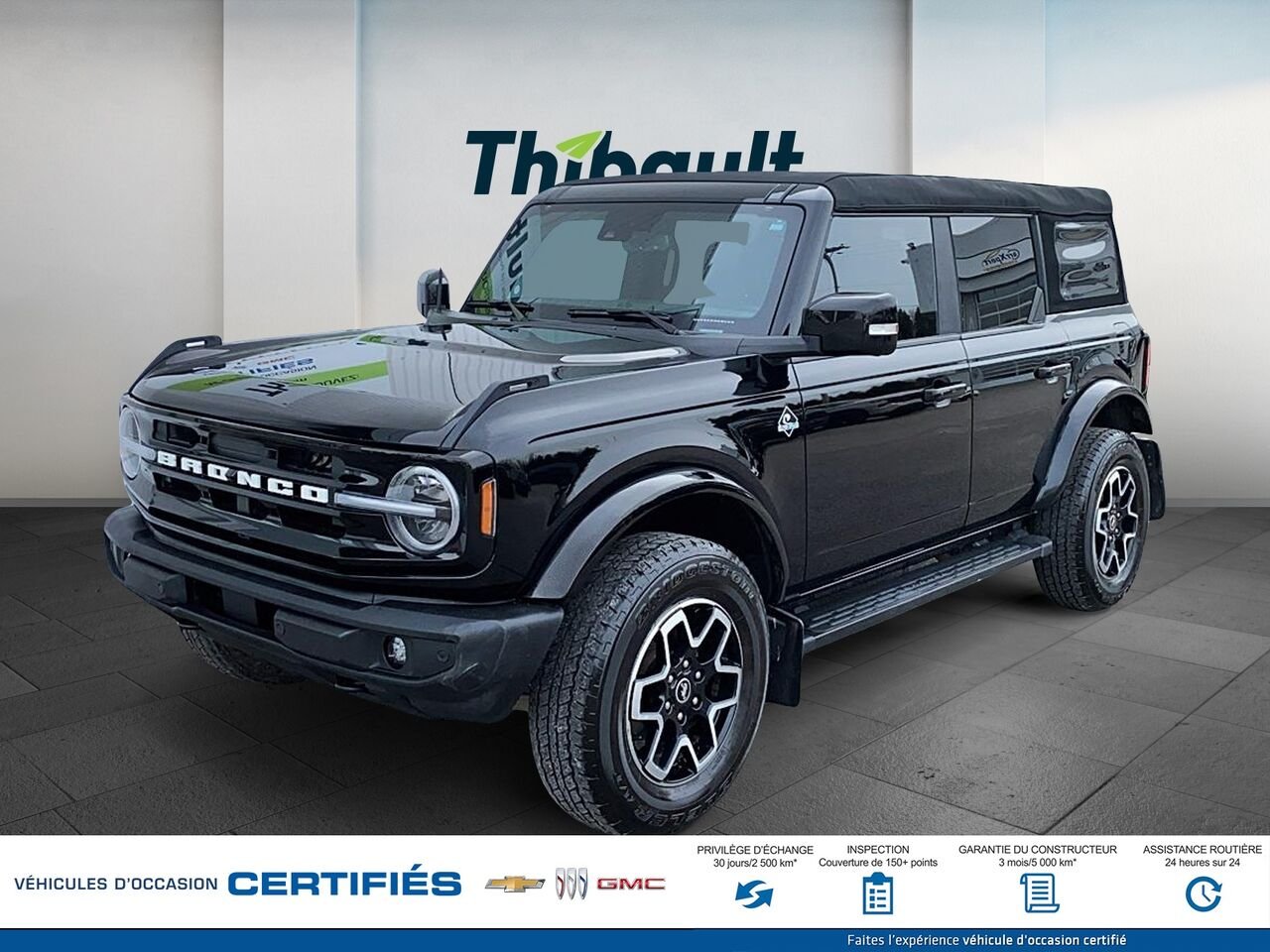 Ford BRONCO Outer Banks Outer Banks 4 portes 4x4 2023 Noir Montmagny - photo #0