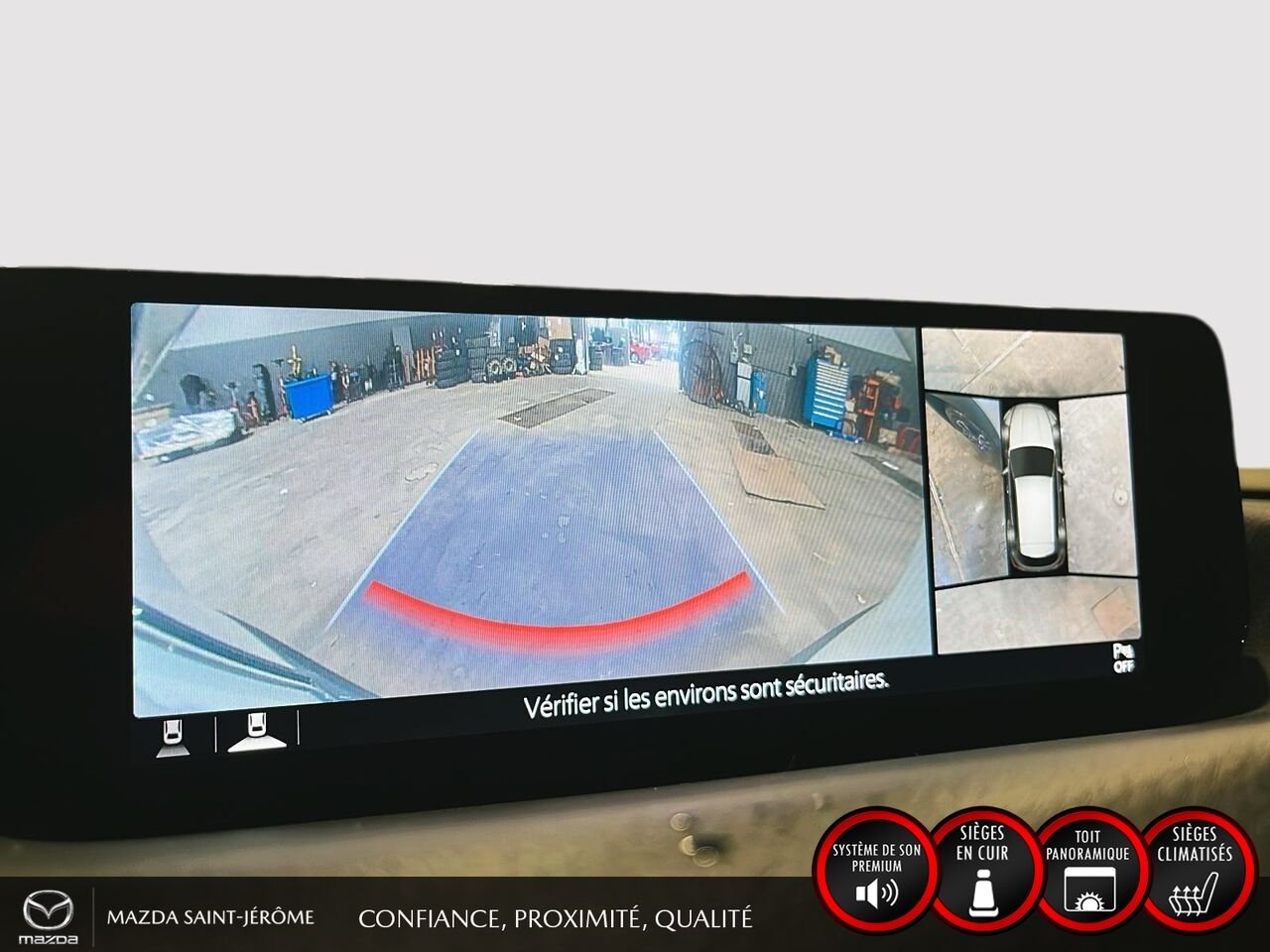 2023 Mazda CX-50 GT avec moteur turbo | TOIT PANORAMIQUE | ENSEMBLE DE REMORQUAGE | CUIR | AWD White Saint-Jérôme - photo #19