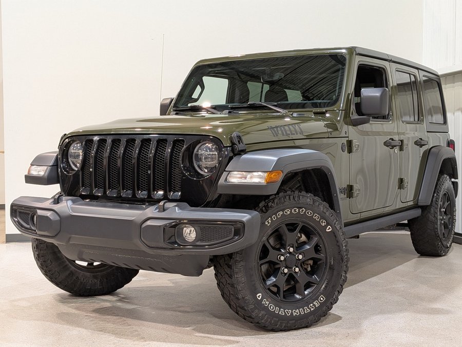 Jeep Wrangler Unlimited Willys 4x4 2022 Vert