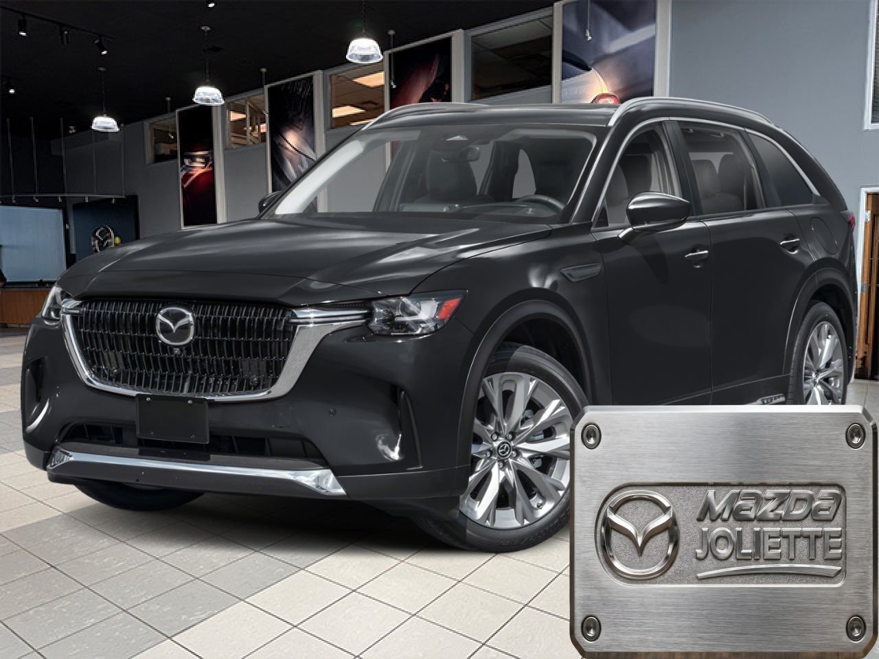 MAZDA CX-90 hybride léger 2026 Noir de jais mica Notre-Dame-des-Prairies - photo #0
