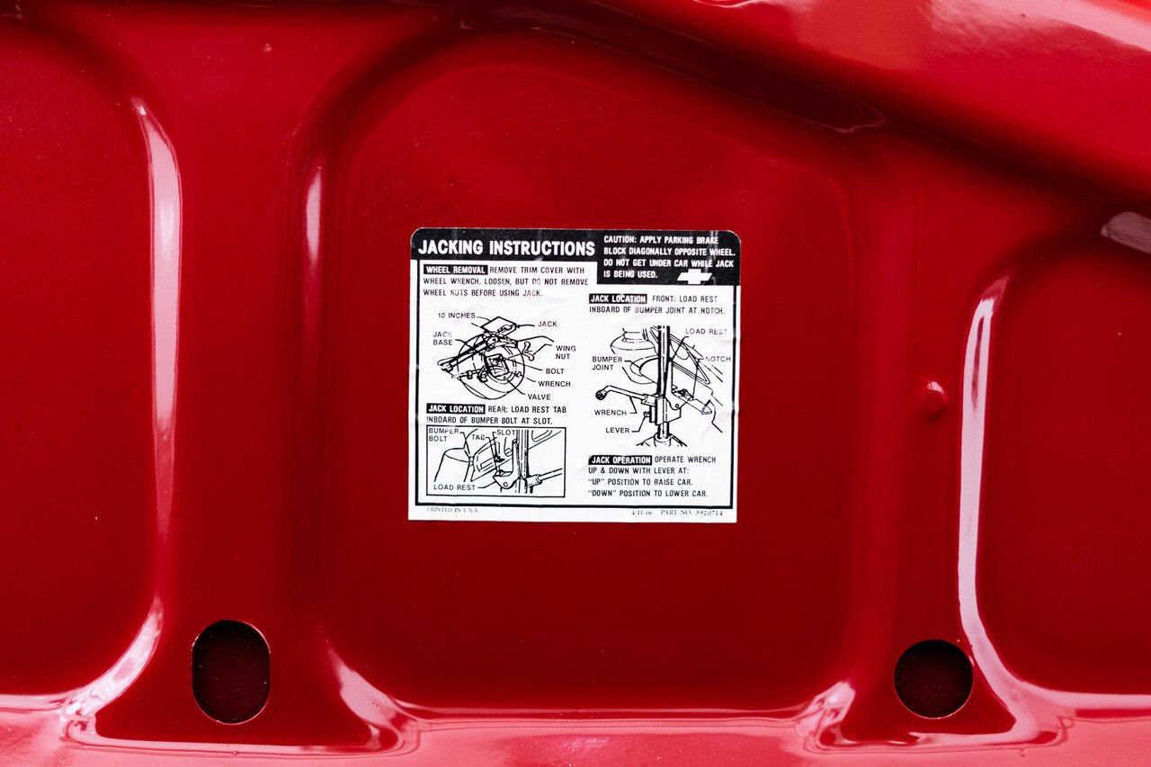 1968 Chevrolet Impala Match N# L72 427/425 4spd 4.56gear Org Bill Of Sale | PRIX EN USD Red Montreal - photo #71