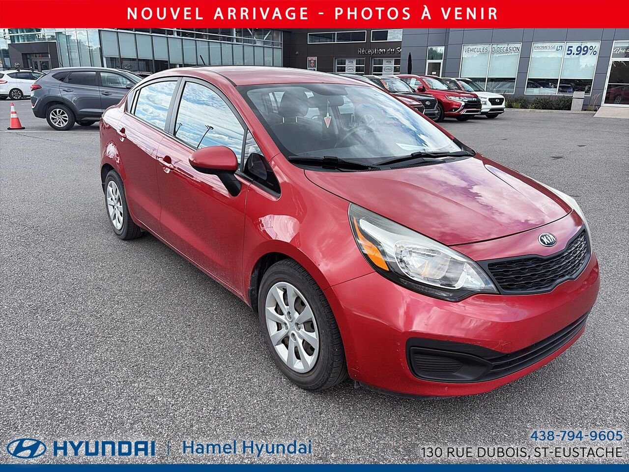 2015 Kia Rio Red Saint-Eustache - photo #1