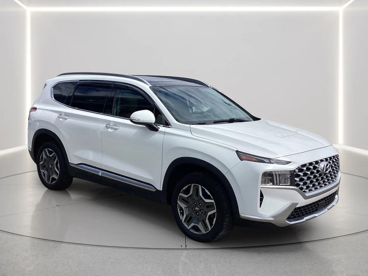 2022 Hyundai Santa Fe Hybrid White Gatineau - photo #6