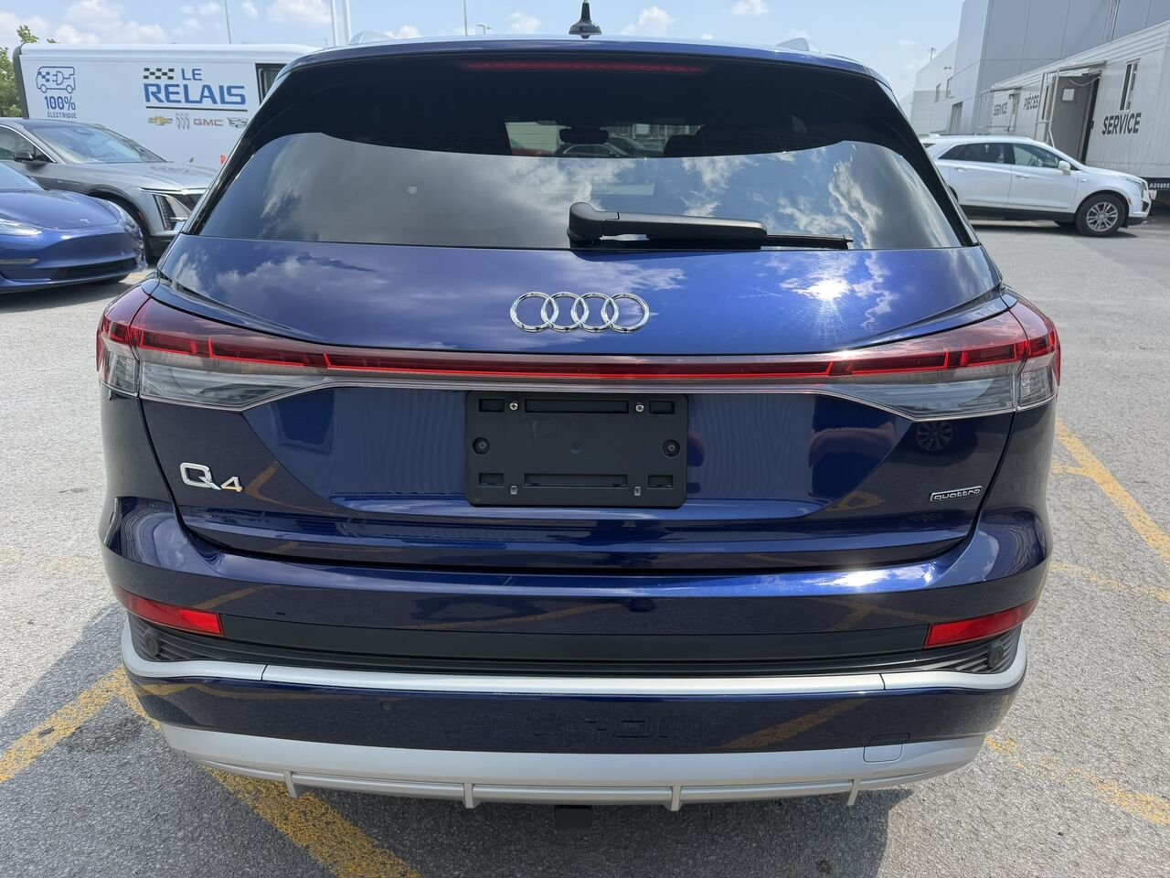 Audi Q4 e-tron 50 quattro 2023 Bleu Laval - photo #9