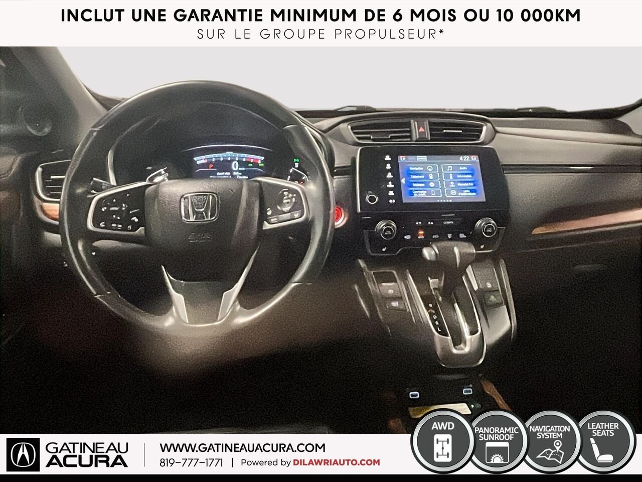 Honda CR-V Touring AWD 2020 Blanc Ottawa & Gatineau - photo #2